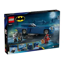 Конструктор LEGO Super Heroes 76274 Бэтмен с Бэтмобилем против Харли Куинна и Мистера Куинна Freeze