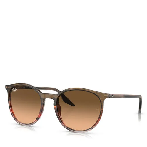 Okulary przeciwsłoneczne Ray-Ban 0RB2204 Striped Brown Gradient Red 13953B