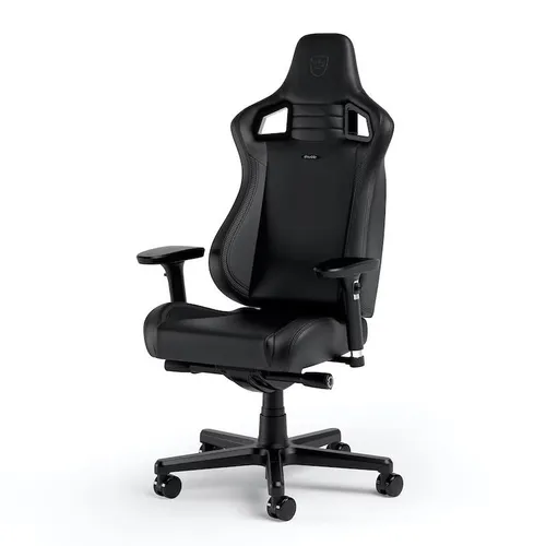 Fotel Noblechairs EPIC COMPACT Black Carbon Gamingowy do 120kg Skóra ECO Czarny