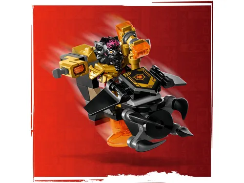 LEGO Ninjago 71793 lav ejderhası ateş dalgasına dönüşüyor