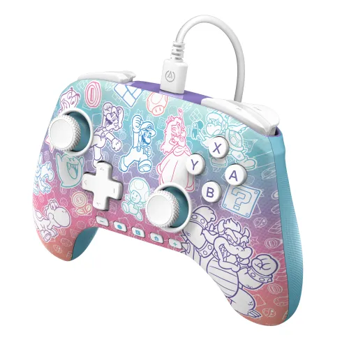 Pad PowerA Advantage Wired Controller Mushroom Kingdom do Nintendo Switch 2 Przewodowy