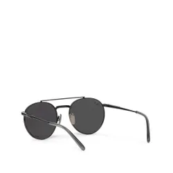 Okulary przeciwsłoneczne Ray-Ban Round II Titanium 0RB8237 3141K8 Black/Polar Dark Grey - Rozmiar (EU) 53