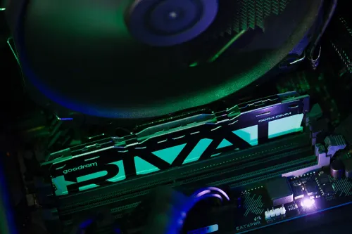 Pamięć RAM GoodRam Rival Radiant DDR4 32GB (2x16GB) 3200 CL16 Zielony