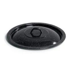 Pokrywka emaliowana do kociołka węgierskiego CALDARE CZARNA 36 cm