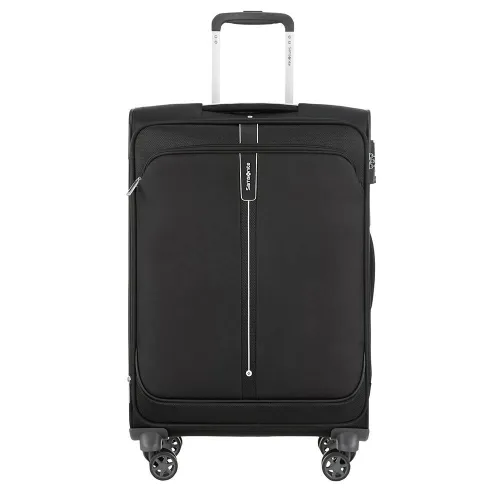 Walizka średnia poszerzana Popsoda Samsonite - black