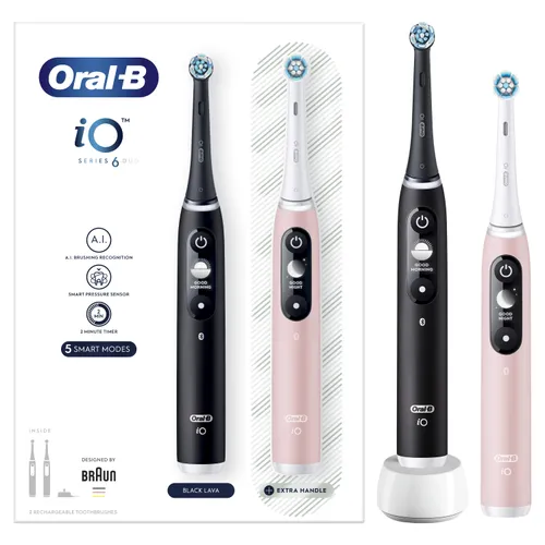 Электрическая зубная щетка Oral-B iO Series 6 Duo Black Rose