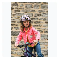 Kask rowerowy dziecięcy Hornit Pug pink/brown