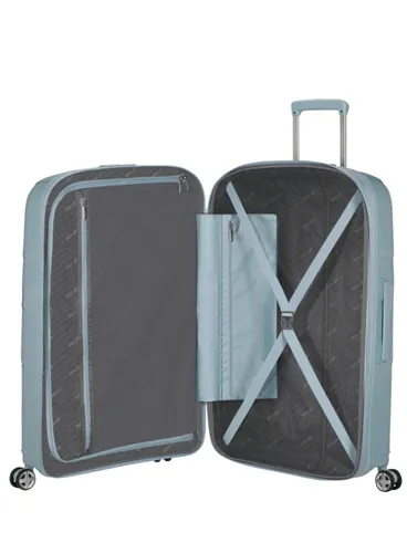 Walizka duża poszerzana American Tourister StarVibe - azzurro speckles