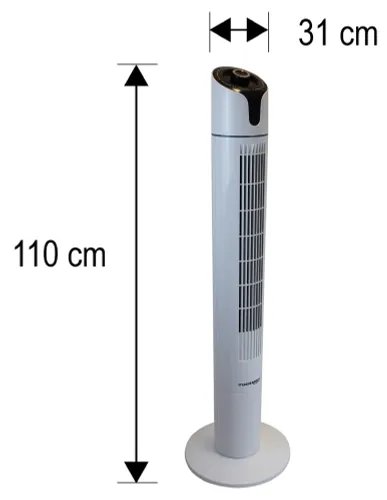 Wentylator GERMINA DER ELEKTRIKER GW-0059 Biały