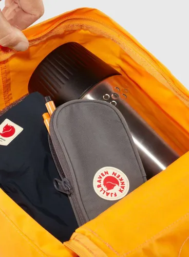 Fjallraven Kanken Gökkuşağı Mini sıcak sarı sırt çantası / gökkuşağı deseni