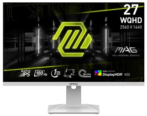 Monitor MSI MAG 274QRFW 27" 2560x1440px IPS 180Hz 1 ms [GTG]