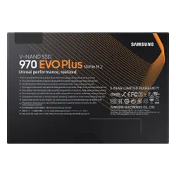 Samsung 970 EVO Plus SSD 500 GB M. 2 2280 PCI-E x4 Gen3 NVMe (MZ-V7S500BW)