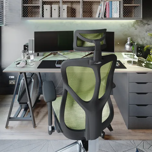Fotel DIABLO CHAIRS V-Basic Czarno-zielony