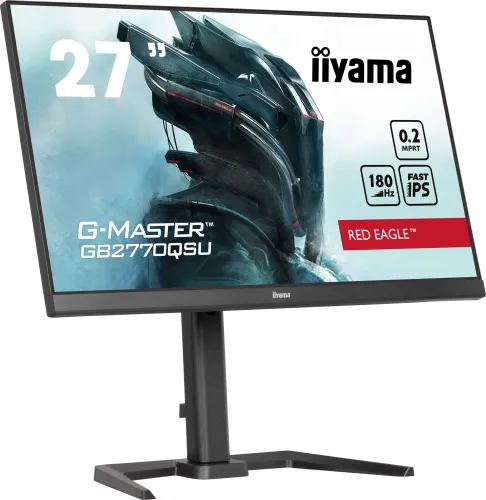 Monitor iiyama G-Master Red Eagle GB2770QSU-B6 27" 2K Fast IPS 180Hz 0,2ms MPRT Gamingowy