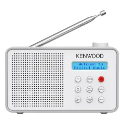 Radioodbiornik Kenwood CR-M25DAB-W Radio FM, DAB+ Biały
