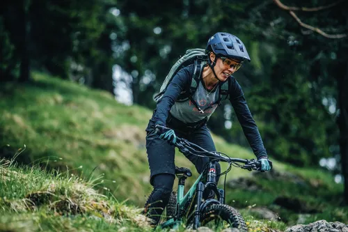 Kask rowerowy ABUS Modrop Midnight Niebieski (rozmiar L)
