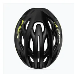 Kask rowerowy MET Estro Mips black/lime yellow metallic matt glossy