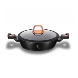 Garnek granitowy 28 cm Berlinger haus bh-1640 black rose 1szt