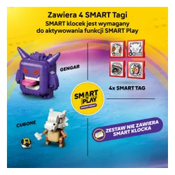 LEGO 72166 Pokémon SMART Play Cubone i Gengar — upiorne starcie