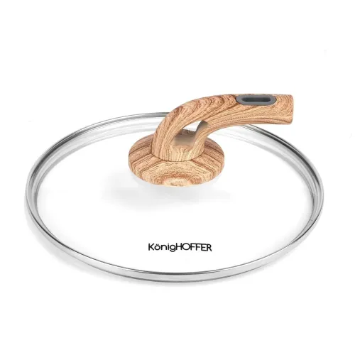 Garnek granitowy typu stone z pokrywką Konighoffer Fegato 2,2 l