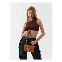 Pinko dragoste un mini DC pe 23 PLTT 100074 A0f1 Cuoio L58q Bag