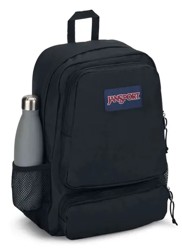 JanSport Doubleton Okul Sırt Çantası-siyah