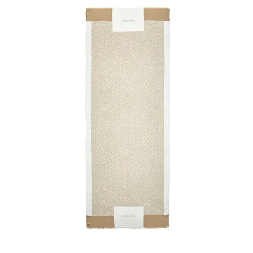 Șal Calvin Klein Geo logo Minimal șal 70x180 k60k610228 Doeskin PBP