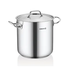 Garnek gastronomiczny ze stali nierdzewnej z pokrywką KORKMAZ PROLINE 16,5 l