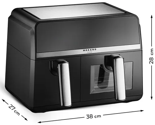 Air Fryer Frytkownica beztłuszczowa MOZANO Duofry Unlimited 9l WI-FI 8 Programów