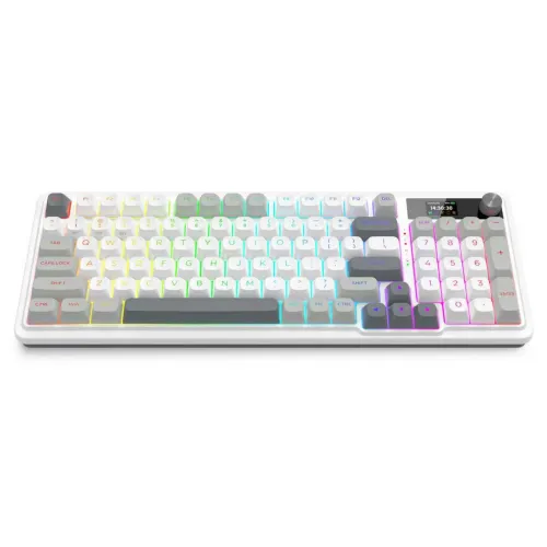 Klawiatura mechaniczna Redragon K719PK-RGB-PRO Galatin Pro Biały