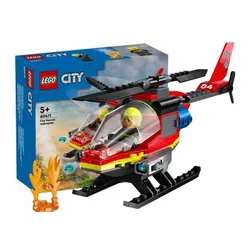LEGO CITY 60411 STRAŻACKI HELIKOPTER RATUNKOWY zestaw klocków dla dzieci +5