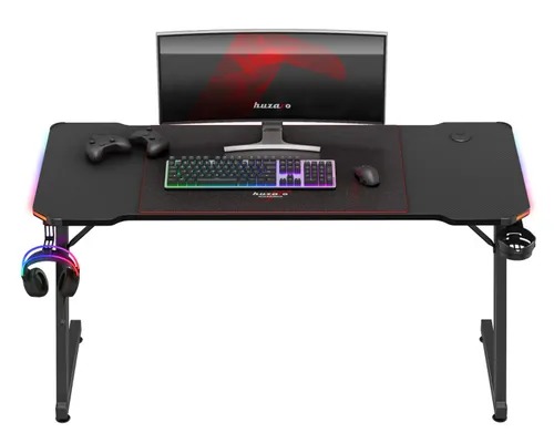 Biurko gamingowe HUZARO Hero 3.3 RGB Czarny