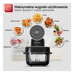 Air Fryer Frytkownica beztłuszczowa TURBOTRONIC TT-AFG6 6l