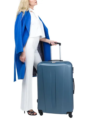 Walizka duża Puccini Paris - niebieski