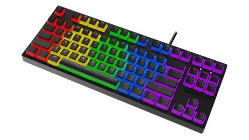 Klawiatura mechaniczna Krux Atax RGB Pudding Outemu Black Czarny