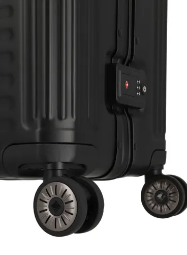 Walizka kabinowa Travelite Next Trolley S - black