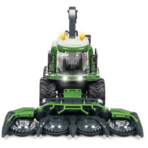 Zdalnie sterowany kombajn COIL RC zabawka na pilota światło dźwięk bańki mydlane zielony