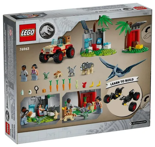 Конструктор LEGO Jurassic World 76963 спасательный центр для маленьких динозавров