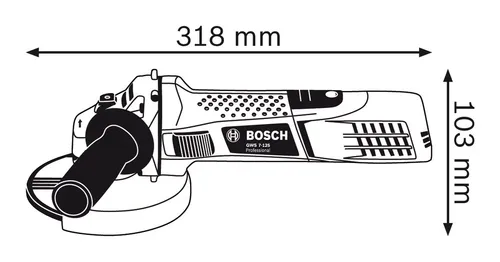 Bosch GWS 7-125 Taşlama Makinesi