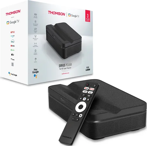 Projektor THOMSON PG55B 4K UHD (3840 x 2160), 600 ANSI lumen, Wi-Fi, Bluetooth