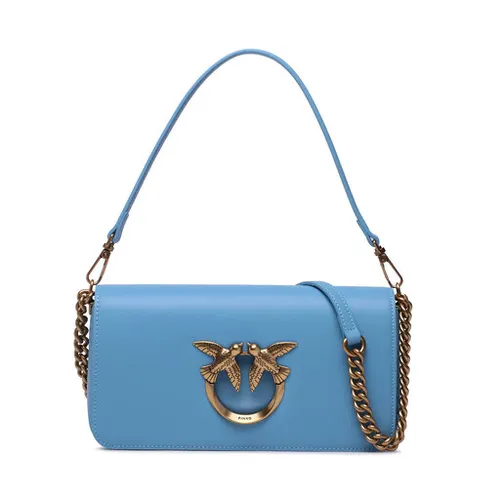 Pinko Love Click Baguette MINI pe 23 PLTT 100068 A0f1 Albastru deschis E42Q