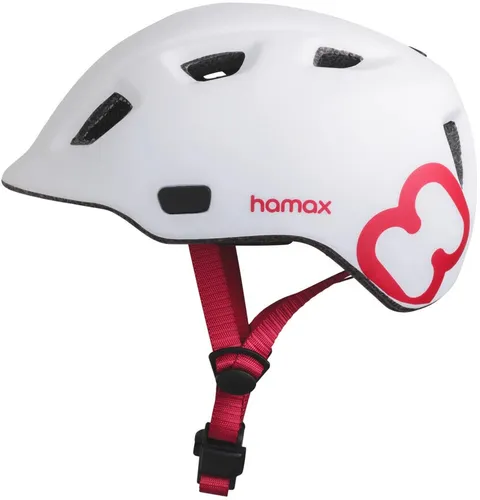Kask rowerowy HAMAX Thundercap Biało-różowy dla Dzieci (rozmiar 52-56)