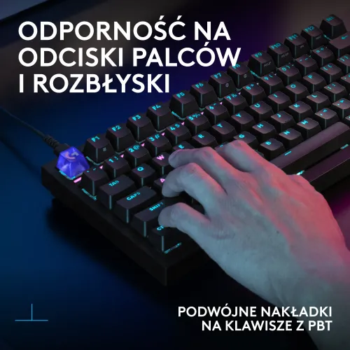 Klawiatura mechaniczna Logitech G316 X 98 Czarny
