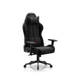 Fotel Diablo Chairs X-One 2.0 Small Burned Black Gamingowy do 90kg Tkanina Czarny