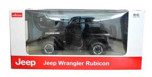 Jeep Wrangler JL R/C skala 1:14 Rastar 79400  samochód sterowany czarny