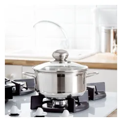 Garnek ze stali nierdzewnej z pokrywką SSW CITY 1,3 l