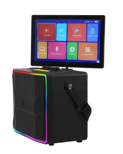 Power Audio Musicmate MM-SC900 PartyStar 250W Mikrofon Karaoke Bluetooth Czarny