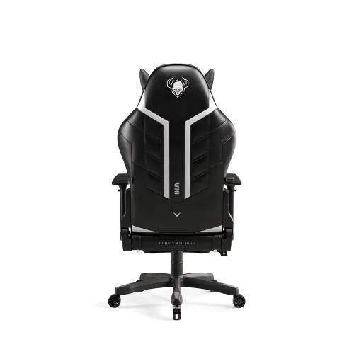 Fotel Diablo Chairs X-Ray 2.0 Small do 90kg Skóra ECO Czarno-biały