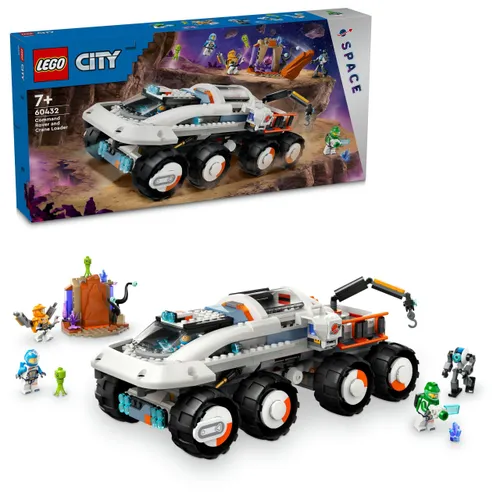 Lego City 60432 Kosmos Łazik Kosmiczny Wóz Dowodzenia Z Żurawiem Ładunkowym