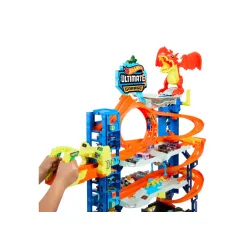 Hot Wheels City Mega Garaż Atak smoka